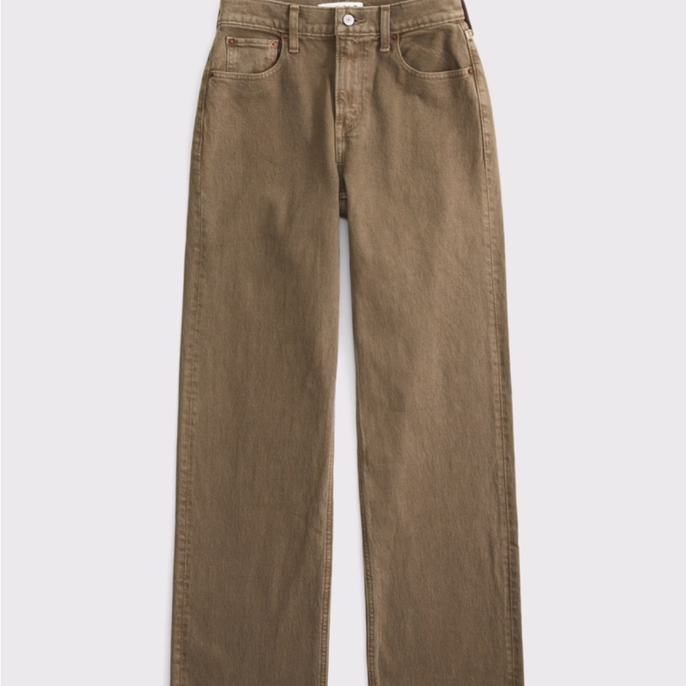 Abercrombie curve love 90s relaxed brown Jean